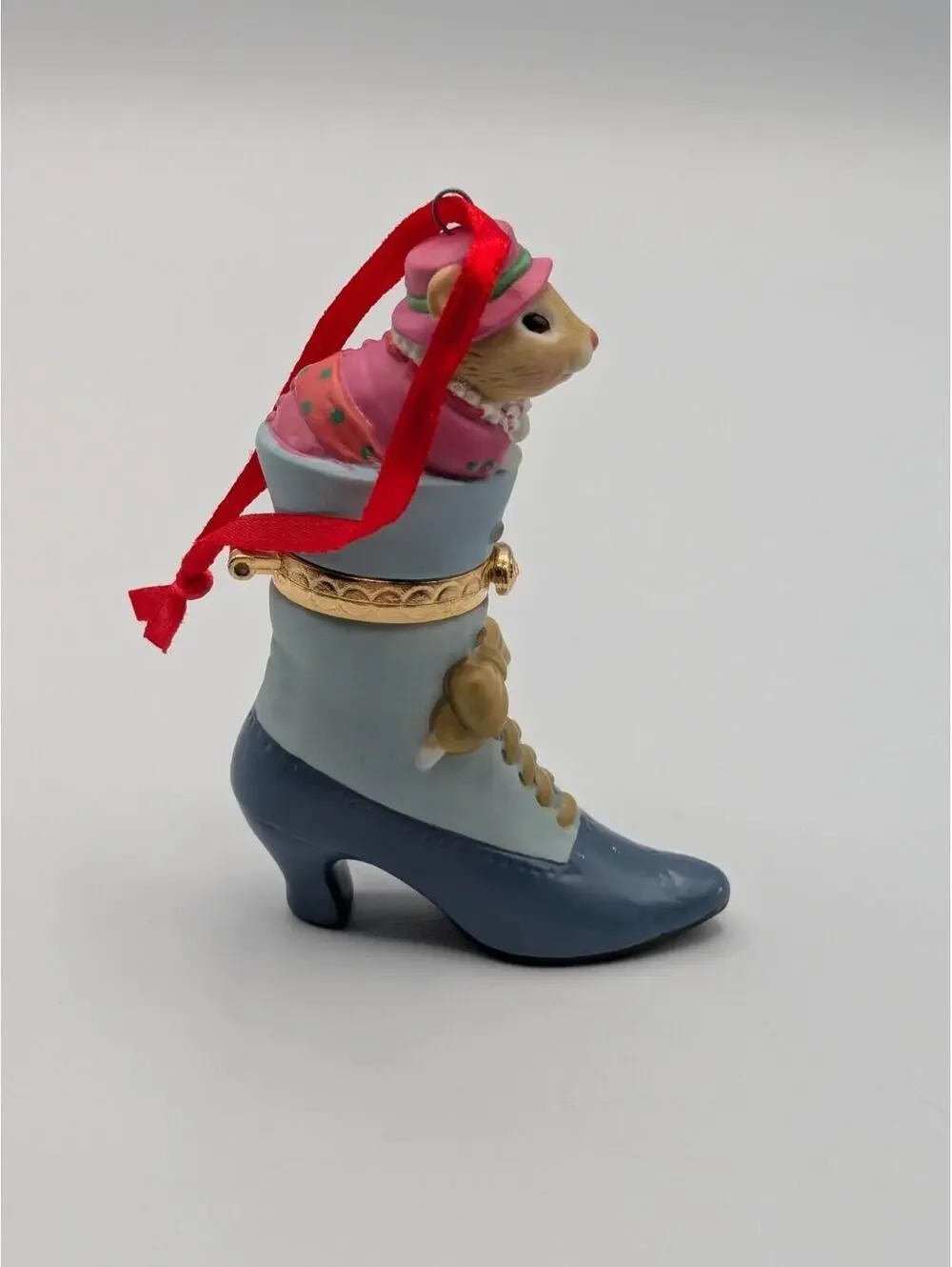 Hallmark Keepsake Fashion Afoot 2002, 3rd Final in the Series Porcelain Ornament
